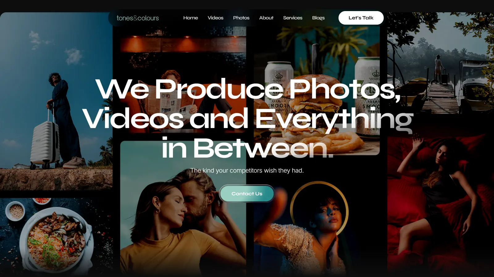 Tones & Colours website